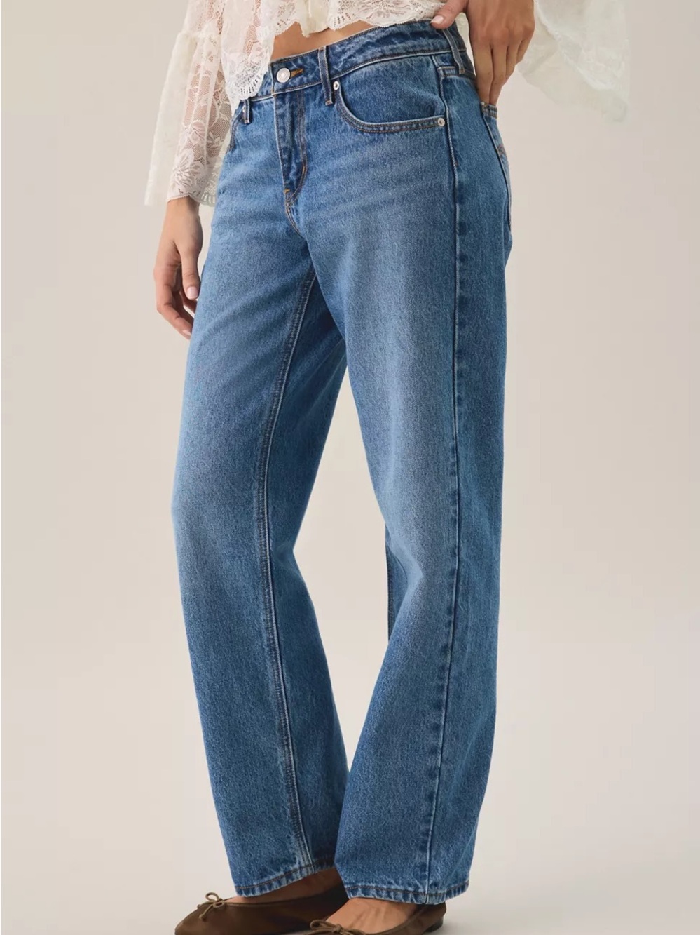 Levi’s Low Loose Medium Wash Jeans